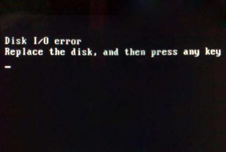 电脑开机显示Disk I/O error解决方法