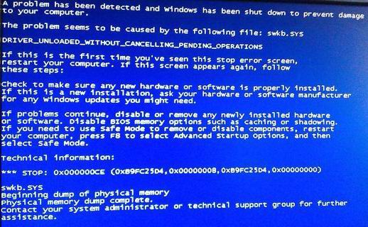 解决swkb.sys蓝屏故障